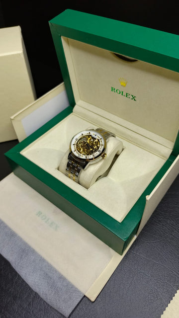 Rolex Automatic Skeleton Edition ( Two-Tone )