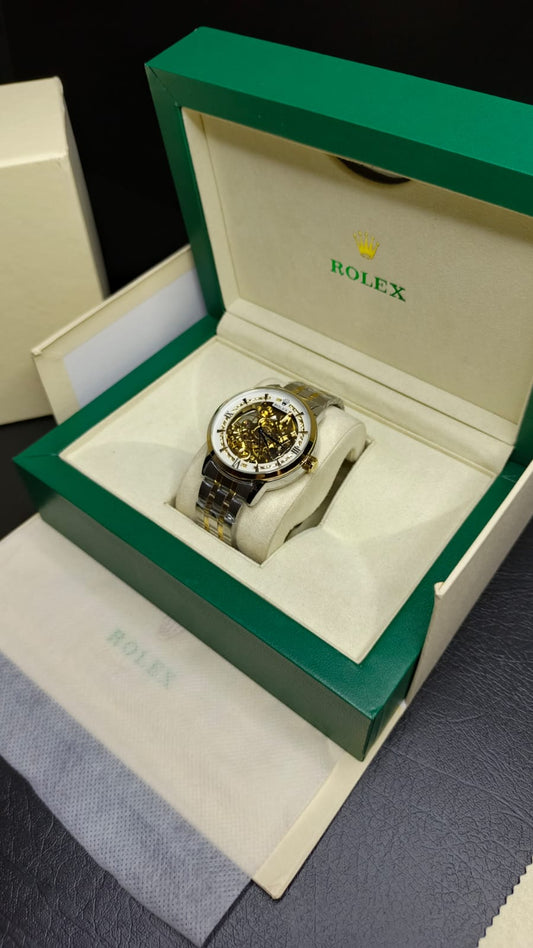 Rolex Automatic Skeleton Edition ( Two-Tone )