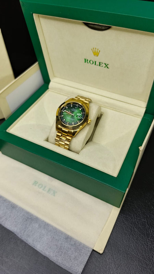 Rolex Date-Just (Gold-Green)
