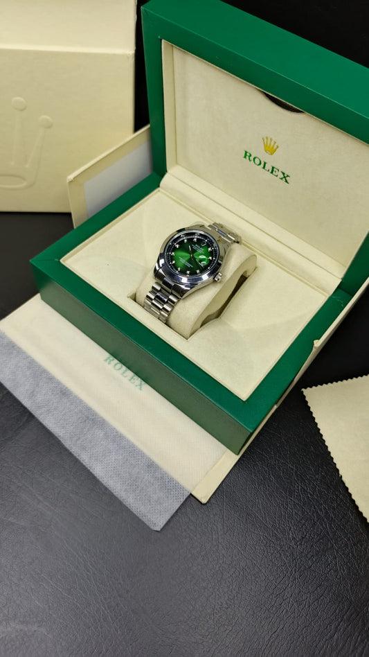 Rolex Date-Just (Silver-Green)