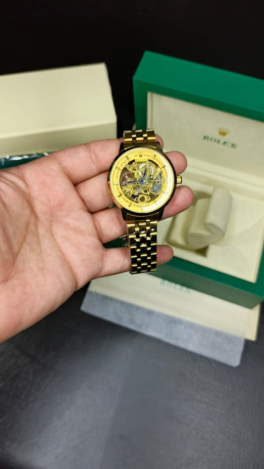 Rolex Automatic Skeleton Edition ( Gold )