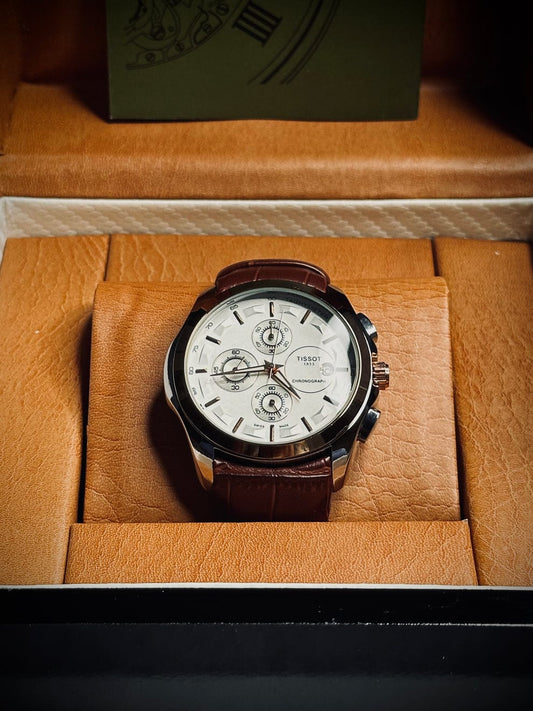Tissot PRX 1853 ( All chrono Working & Leather Strap)