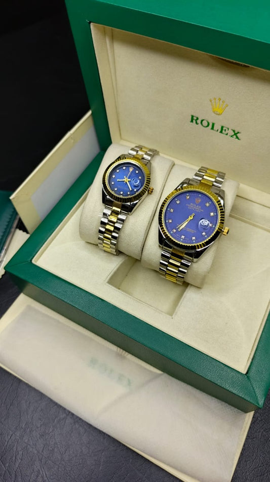 Rolex Couple (Blue Dial)